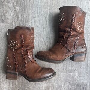 A.S. 98 Clein Studded Boots | Ladies Size 39